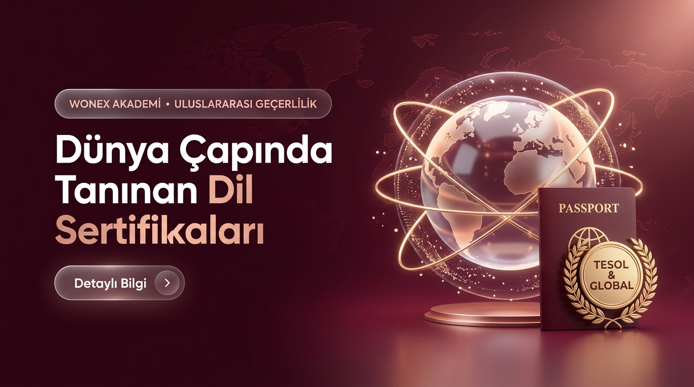 Wonex Akademi - Dünya Çapında Tanınan Dil Sertifikaları